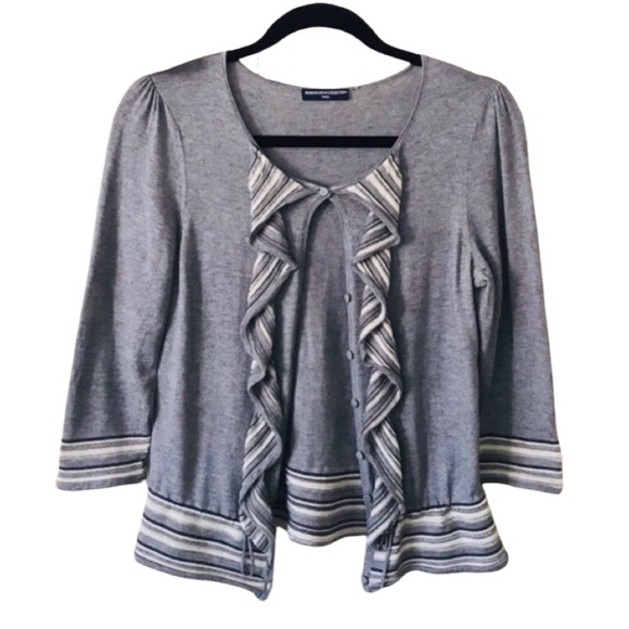 MAGASCHONI Collection Cashmere Blend Round Neck Cardigan - Picture 3 of 10